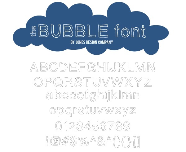 bubble-font