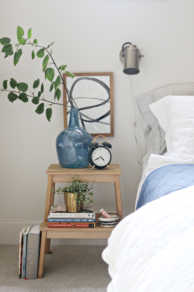 simple bedside styling