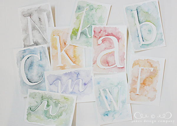 watercolor-letters